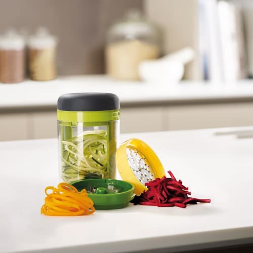 [Authentic] Joseph Joseph Spiro Veggie Noodle Cutter with 3 Blades, Green, 20105