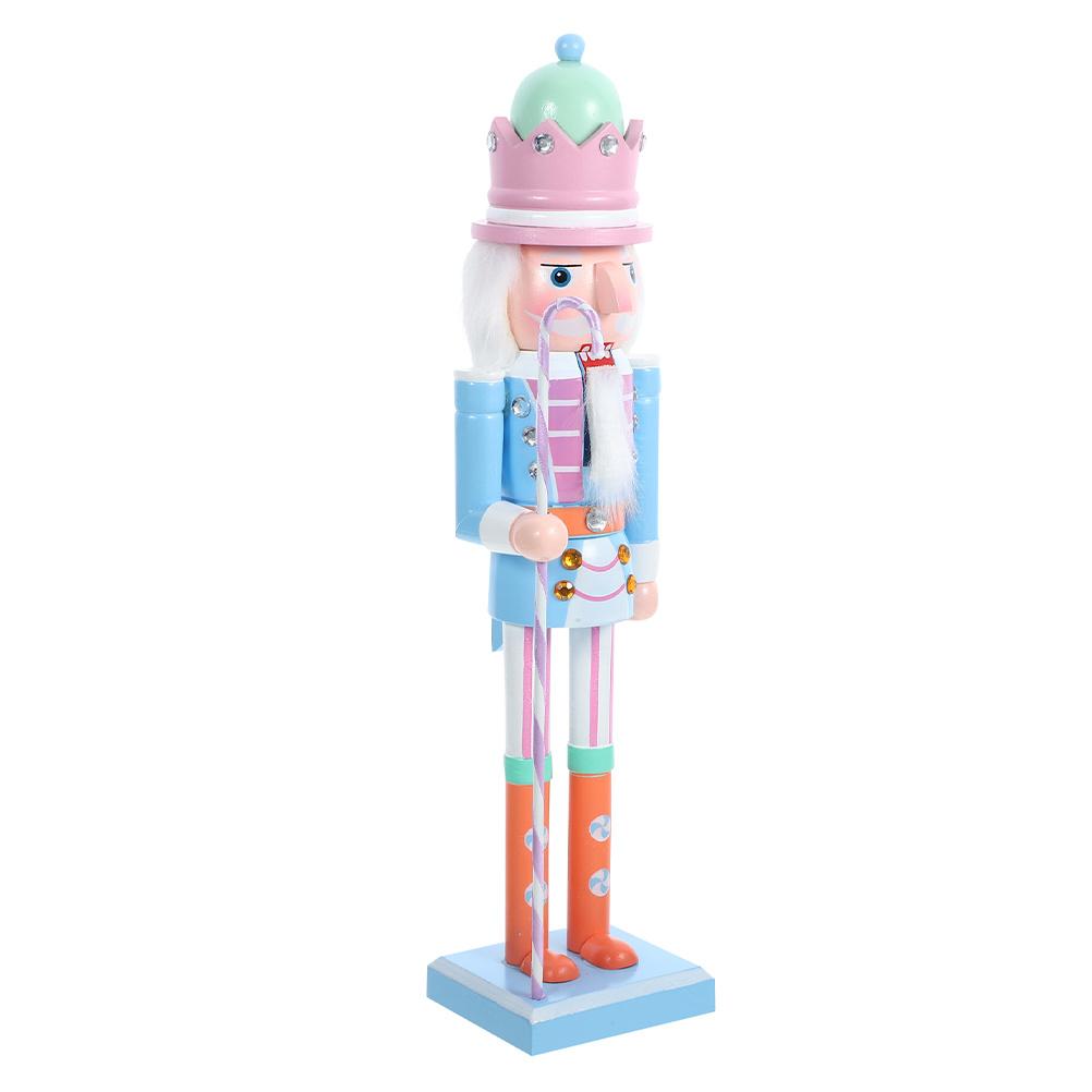 Christmas Nutcracker Wooden Soldier Small Decorative Ornament Tabletop Nutcracker Christmas Party Decoration Holiday Nutcrackers