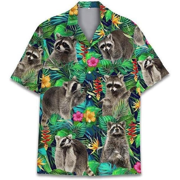 2026 Summer New Hawaiian Shirt with Turn-down Collar, Beach Short Sleeve Shirt