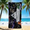 1Pc Monster Jam Thrill Beach Towel, Quick Dry, Multi-Use for Beach Pool Gym Yoga Home Travel, Christmas, Halloween, Xmas Gift M92872