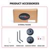 WTZMOTO Motorcycle Rearview Mirror Black - 10mm Handlebar Dual Sport Mirror