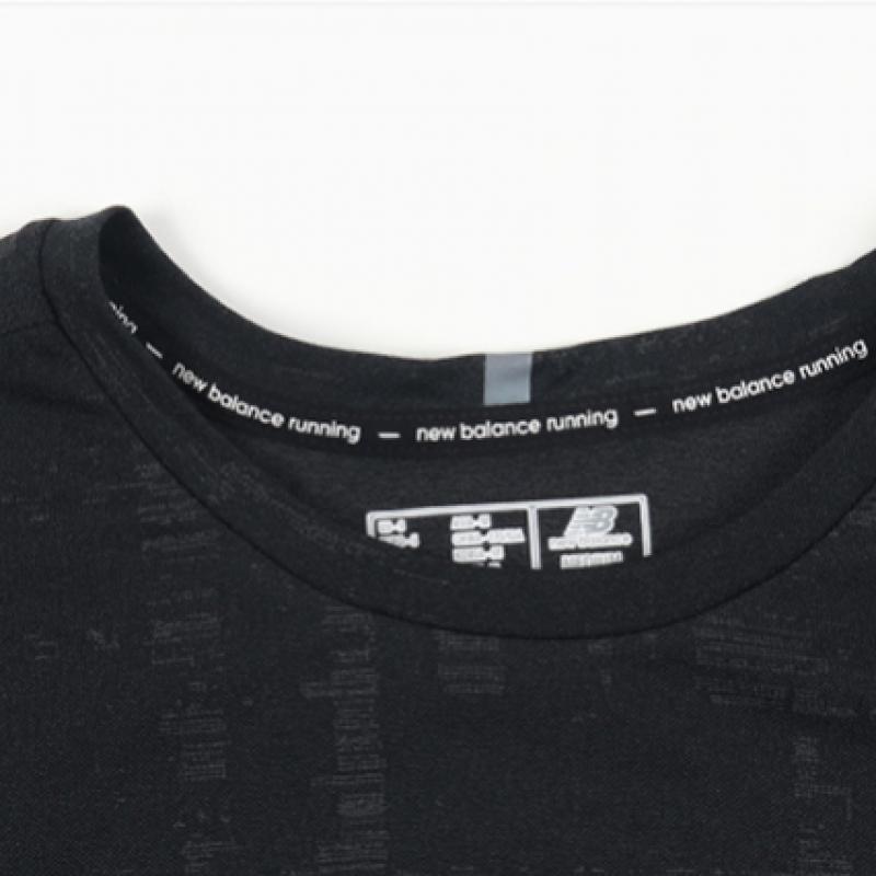 New Balance Men S Q Speed Short Sleeve Tee Black