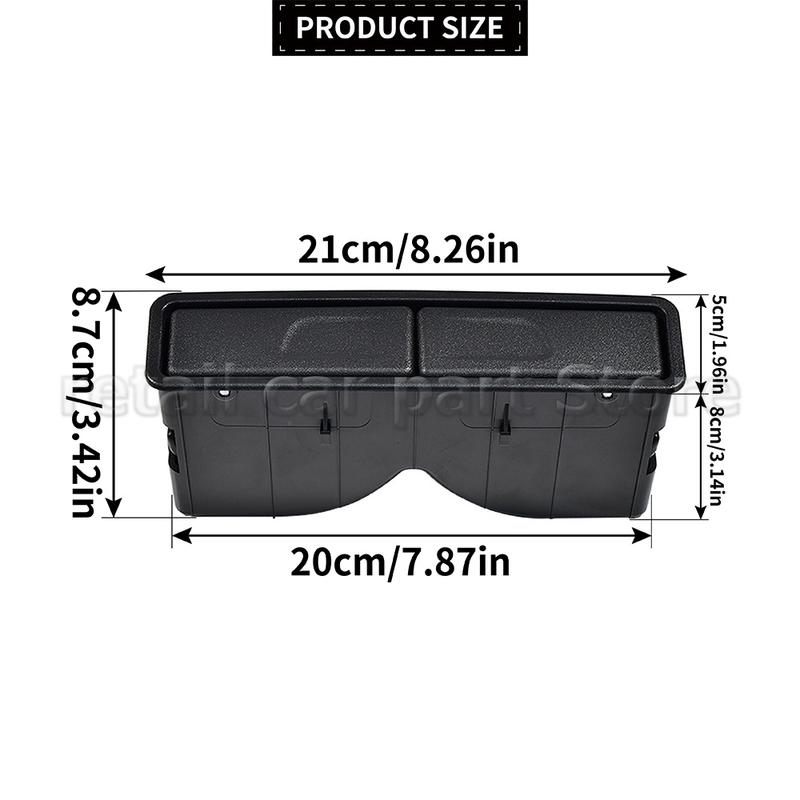 

For Mercedes Benz C GLC S GLE GLS Class W205 W253 W213 W222 W167 Rear Seat Armrest Cup Holder 0998100213 Black Holder