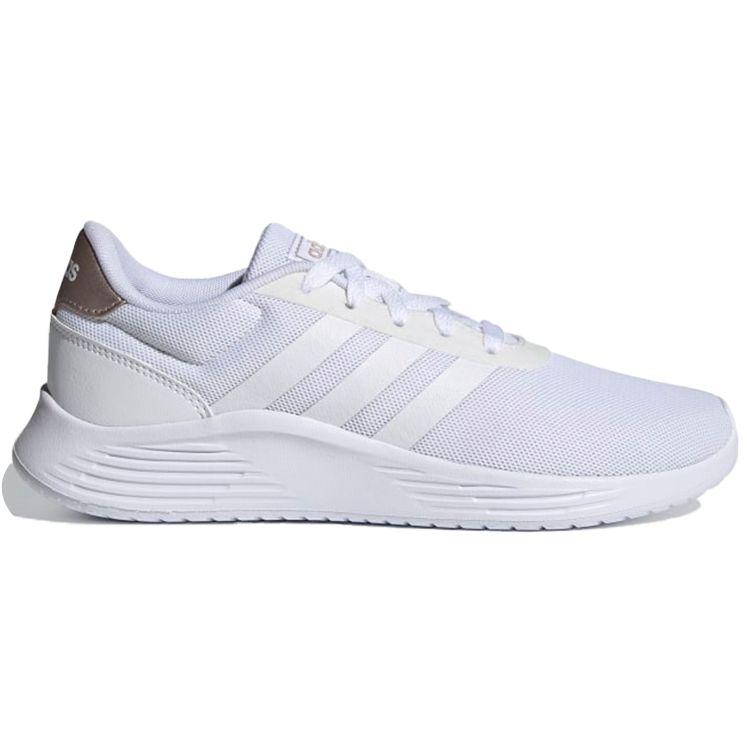 Adidas Lite Racer 2.0 Weiß Champagner Metallic Damen Sneakers Grau-Zwei Wolken-Weiß FZ0384