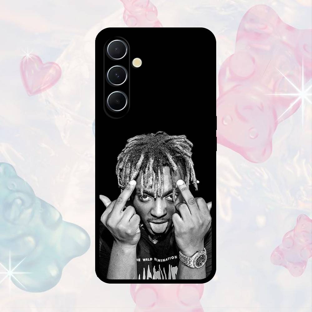 AAA America rapper J-Juice W-Wrld Phone Case For Samsung S25,S24,S21,S22,S23,S30,Ultra,S20,Plus,Fe,Note,10,9,5G Black Cover