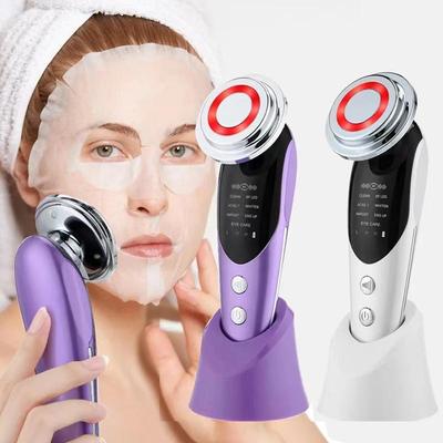 7-in-1-Facelift-Geräte, RF-Mikrostrom, Hautverjüngung, Gesichtsmassagegerät, Lichttherapie, Anti-Aging-Falten-Schönheitsgerät