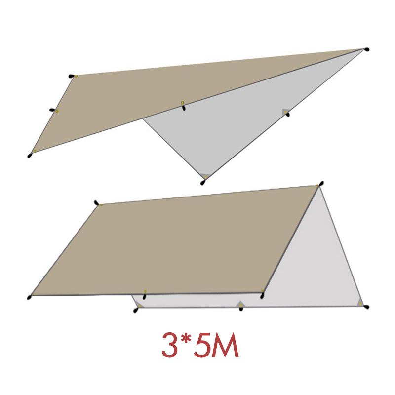 3x3/3x4/3x5M Rainproof Shade Canopy Outdoor Waterproof Tent Shade Umbrella Large Garden Camping Sun Shelter Beach Hammock