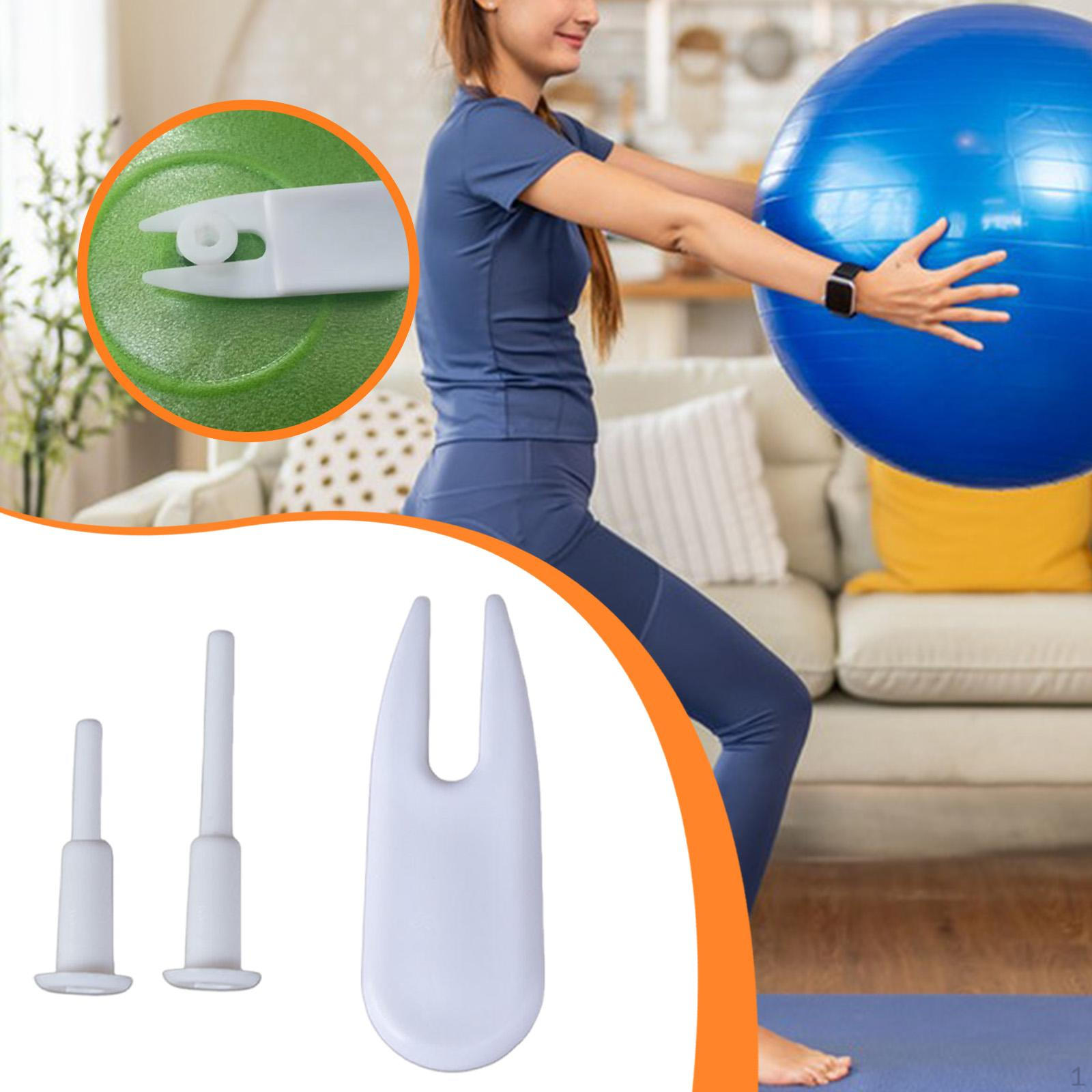 

2 Pieces Exercise Ball Plug Pin with Remover Lightweight Yoga Stability Balance Air
