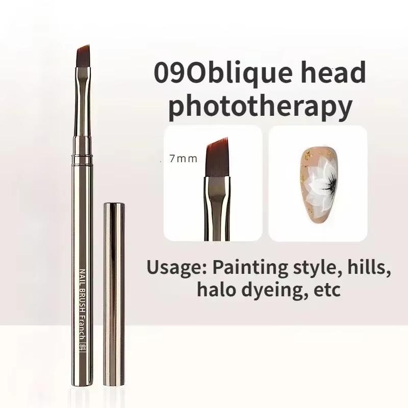 Nails Art Liner Brushes Elongated Lines Striping Drawing Painting  6/9/12/15/18/25mm Nail Design Pen Professional Manicure Tool