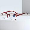 New Personalized Mini Retro Round Frame Reading Glasses For Men Women Fashion Spring Legs Rejuvenated 133