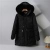 Parker Cotton Coat Women's New Mid-length Hooded Down Coat Cotton Jacket Loose Winter Thickened Jacket