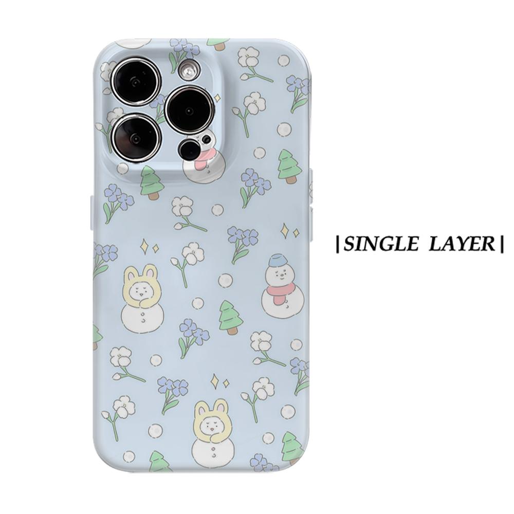 

Bunny SnowmanFor Magnetic Phone Case for IPhone 17 16 15 14 13 Pro Max Plus Single Double-layer Tough Case IPHONE17PROMAX