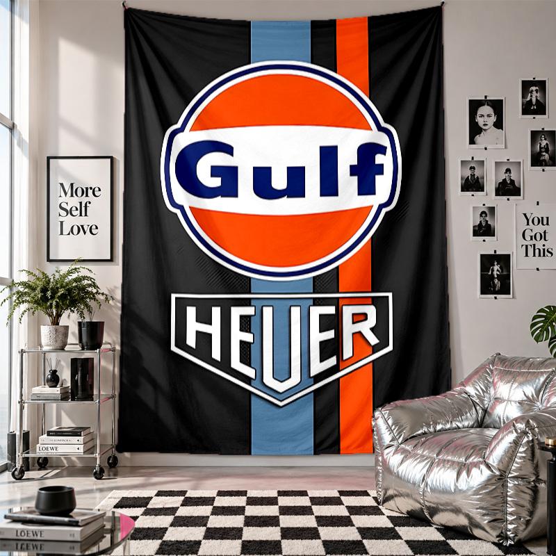 Wall TapestryGulf Art Hanging Cloth Decorative Background Cover for Room Decoration