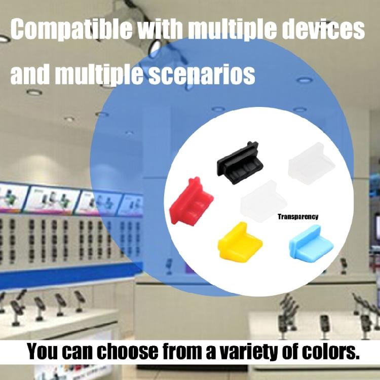 Soft Silicone USB Cover Dustproof Protectors USB Port Cover Universally Fit Computer Laptop Port Maintenance 10pcs