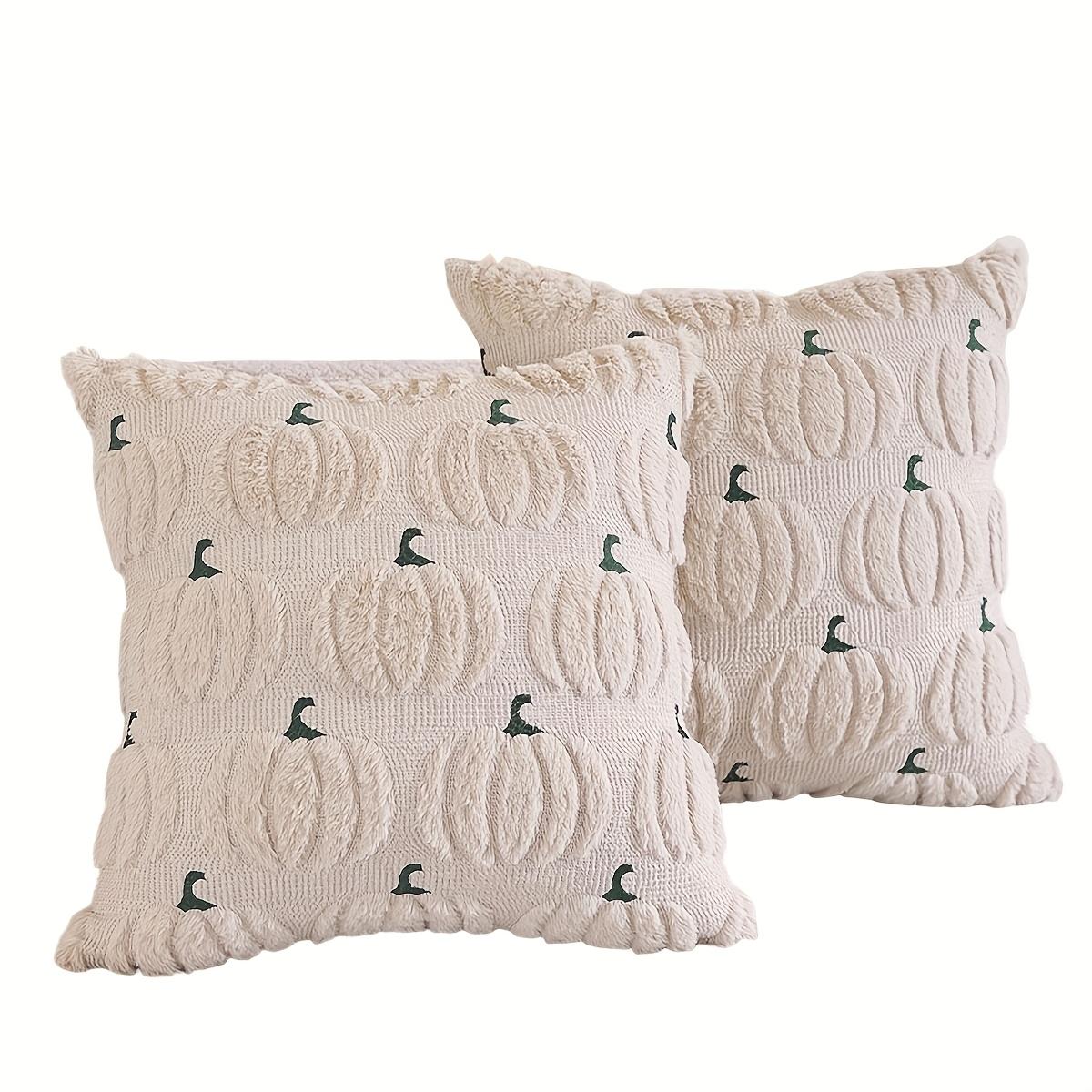 1 Piece Halloween Pumpkin Pillowcase - Cottage Core Pumpkin Decor Cushion Cover for Living Room Bedroom Halloween Party 450mm450mm 2090₽