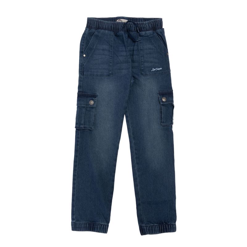 Jean cargo denim brut effet délavé fille Enfant LEE COOPER