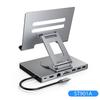 Station d'accueil pour tablette avec HDMI, Ethernet, Hub USB 3.0, Support Rotatif et Pliable