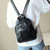 High Quality Travel Waterproof PU Leather Shoulder Bag Anti-theft Women Backpack