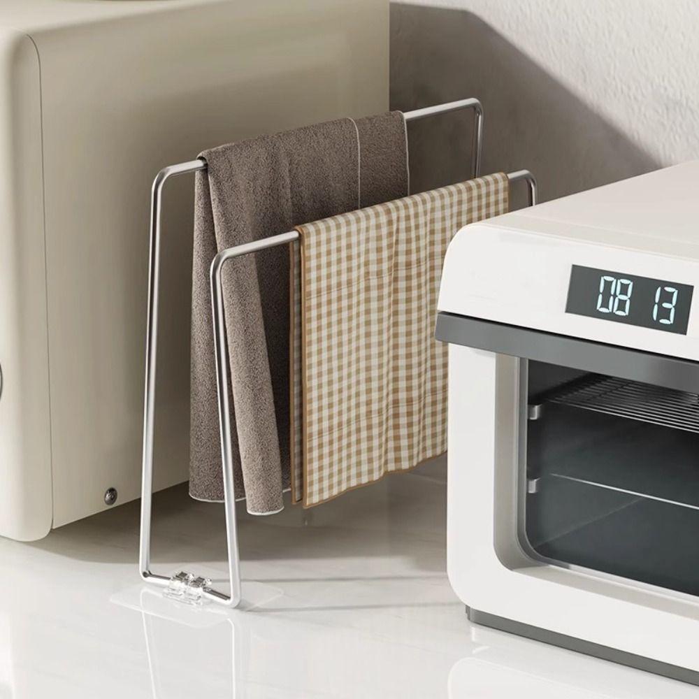 Vertical Dishcloth Drying Rack Save Space Dishrag Organizer Dish Rag Storage Rack  Countertop
