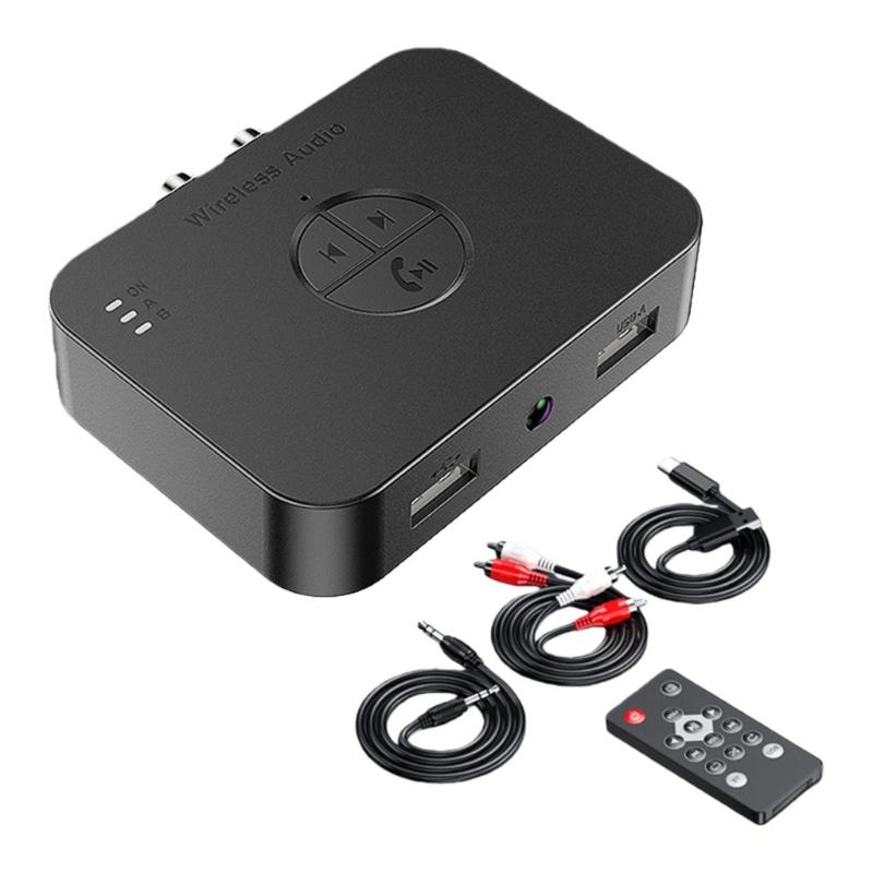 Wireless Bluetooth-compatible 6.0 Auditory Adapter Supports Two Devices Simultaneously And USB Music Playback