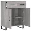 Sideboard Gray Sonoma 69.5 x 34 x 90 cm Particleboard