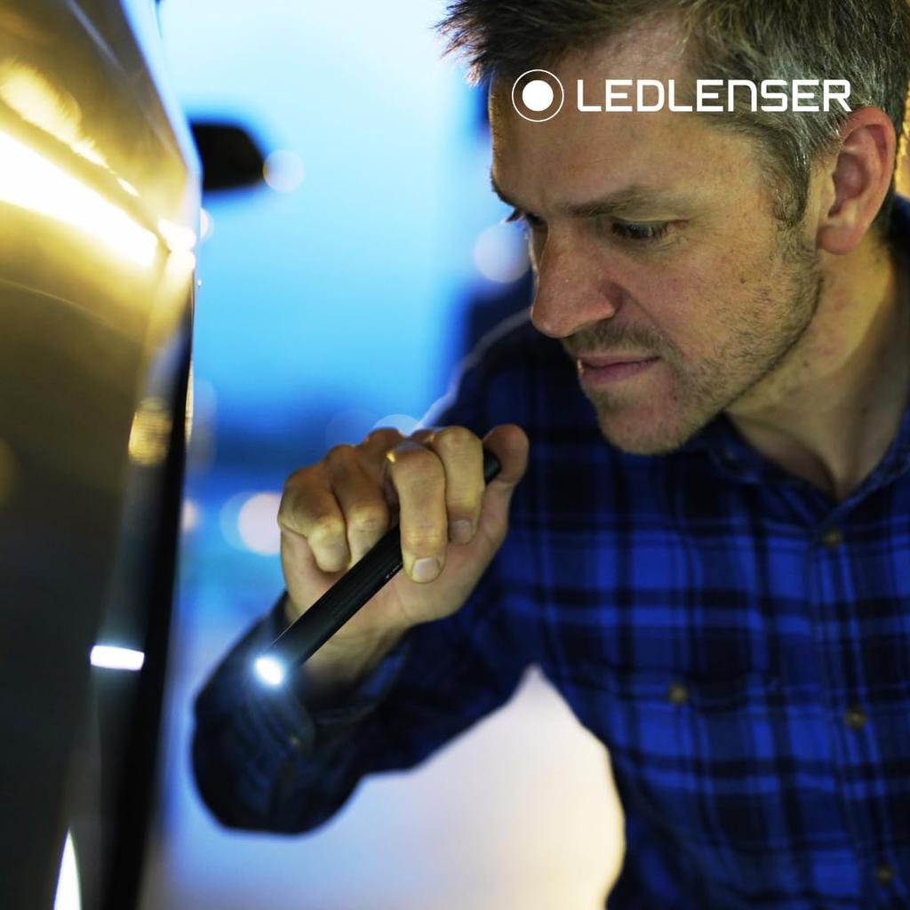 Ledlenser P4 Core LED Alkaline Battery 502598 Japanese Flashlight, Penlight, Compatible, [Official Product]