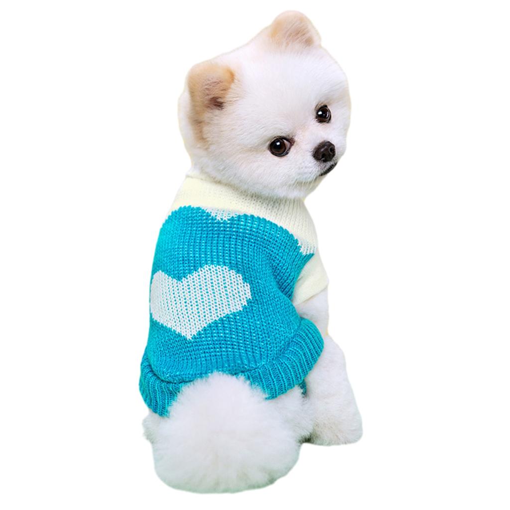 Pet Sweater for Cat Dogs Autumn Spring Pet Pullover Sweater Warm Pet Clothes for Bichon Chihuahua Small Dog Photo Outfit
