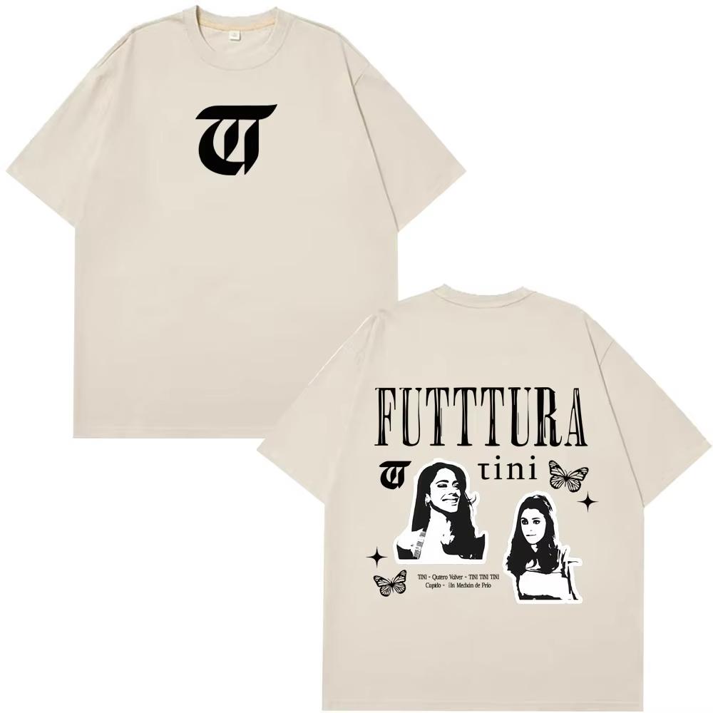 Inger TINI STOESSEL Futtura Album 2026 Merch Tshirt Men Women Fashion Tees Cotton Casual Vintage Short Sleeves Top