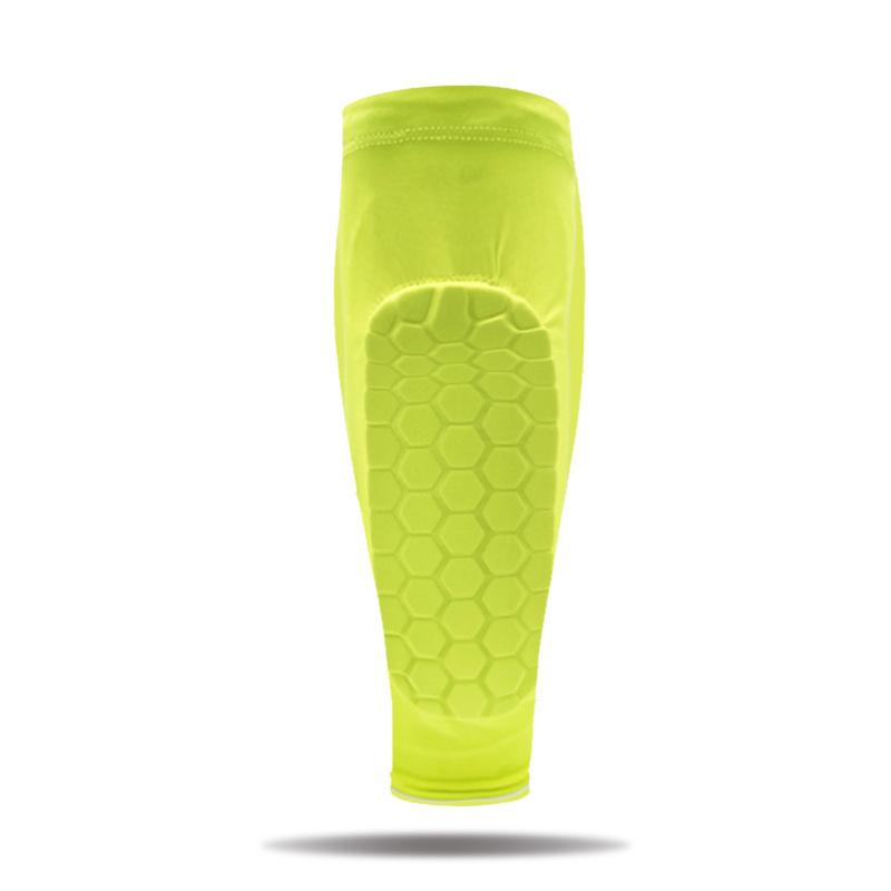 

Men s Anti-Slip Honeycomb Calf Sleeves Shin Guards for Football & Badminton Large