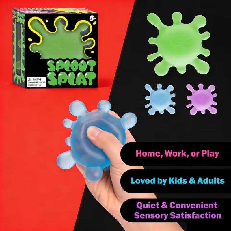 Soft Pinching Ball Stress Relief Toy Maltose Decompression Pressure Relief Ball Durable Squeeze Fidget Party Gift