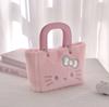 Kawaii  Anime Plush Plushies Shoulder Bag Handbag Crossbody Plush Backpack Makeup Pouch Women For Present Tote Bag