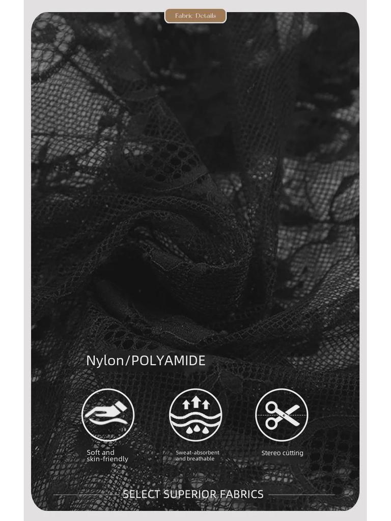 Schwarzer High-Waist Spitzenrock zum Durchsehen - Sommer 2025 Mode