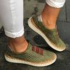 Autumn Women's Fashion Hollow-Out Round Toe Slip On Shoes Flat with Sneakers