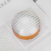 Magnifying 4x 72mm Lens Semicircular Crystal Tabletop Magnifying Glass for and Stylish Desk Birthday Celebration Gold Glass, Magnification, Diameter,
