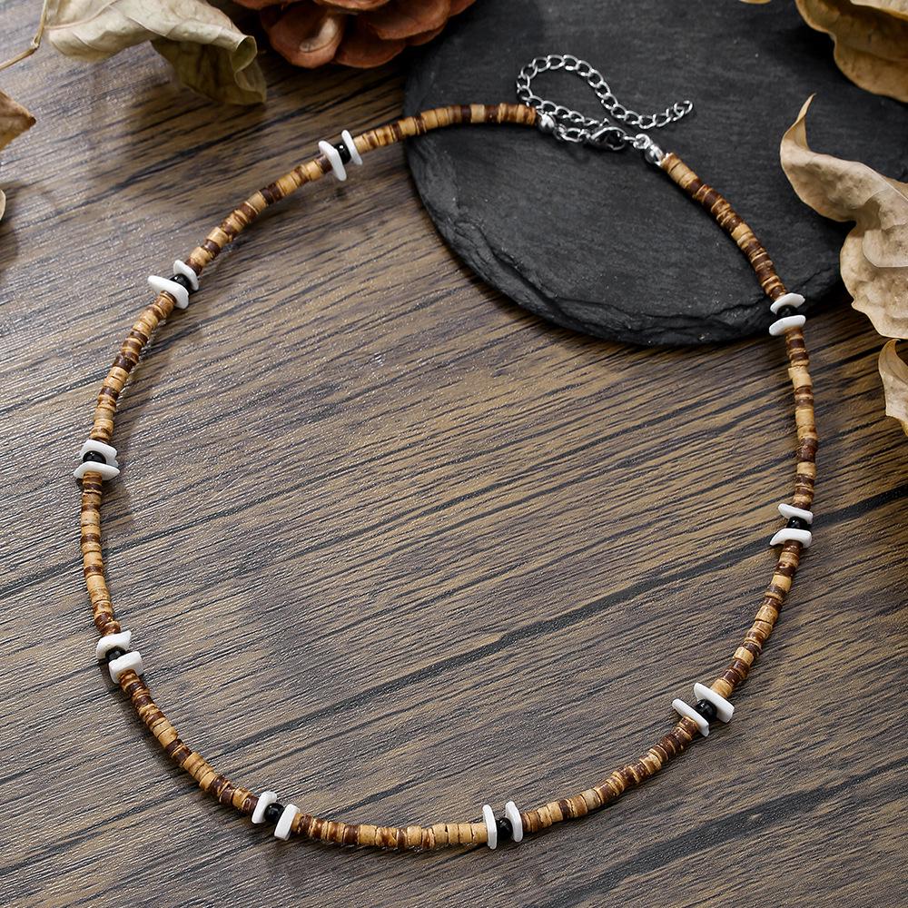 Bohemian Ethnic Beaded Choker: Irregular Vintage European & American Fashion Necklace