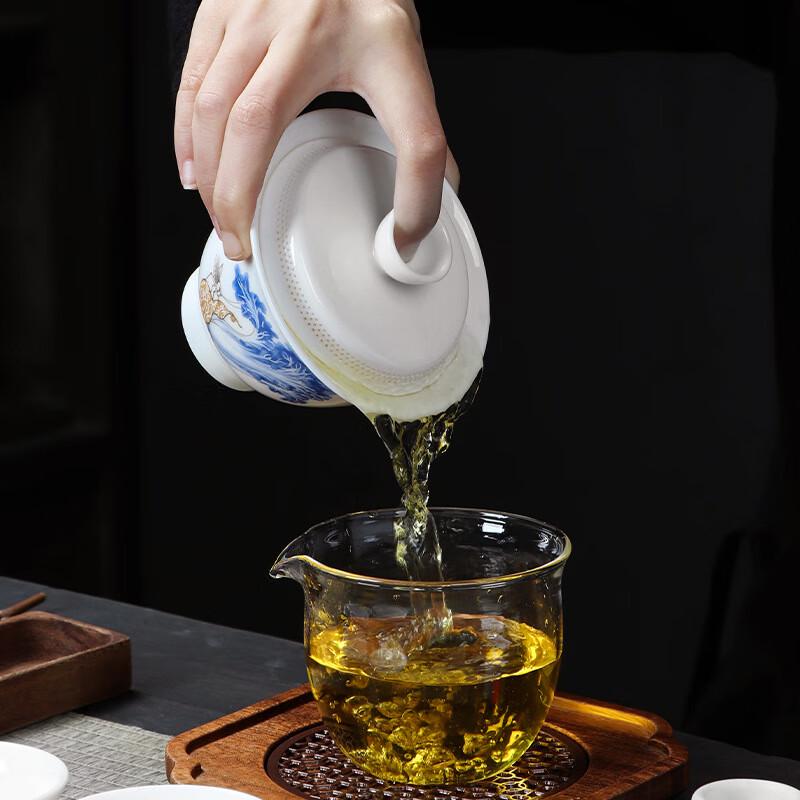 Shangqi Flying Swallow Portable Ceramic Travel Tea Set