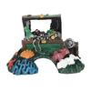 Aquarium Treasure Box Ornament Hideout Cave Lifelike Resin Jewelry Box Decoration for Freshwater