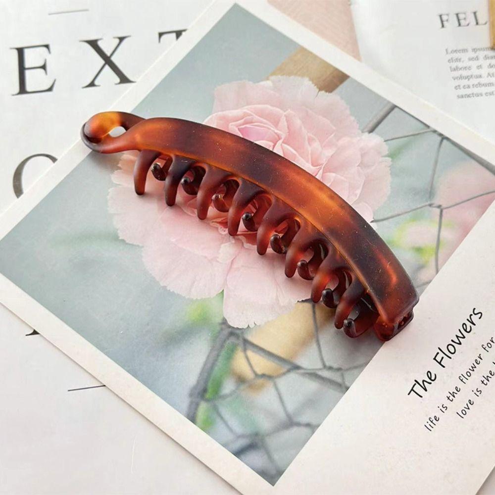 Fashion Hair Claws Clips Ponytail Holder Ponytail Barrettes Banana Clip Hairpins  Women