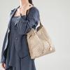 Purely Handmade Medium-Sized PU Mother-Child Tote Bag - Large Capacity Commuter Underarm Handbag