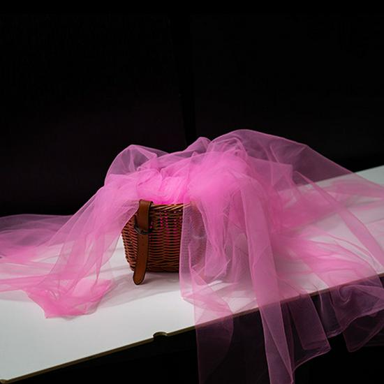 Fairy Mist Soft Tulle Fabric: Handmade Solid Color Lace Veil for Clothing DIY Projects