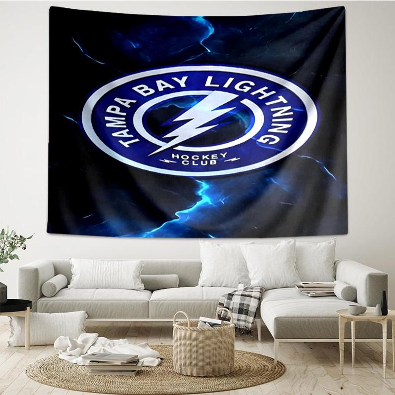 1PC Tampa Bay Hockey Tapestry Accessories Playroom Tapestry, for Bedroom,Livingroom, dormitory Room Wall Decor Fan Birthday Gifts