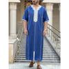 Men S Long Sleeve Embroidered Robe Style Festival Dress Shirt