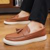 22 Spring raw car shoes, simple loafers, casual leather shoes, easy to bend soft soles