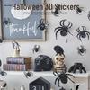 Halloween Pumpkin Lantern Decorations: Bat Ornaments & Scene Props for Bars and Shops