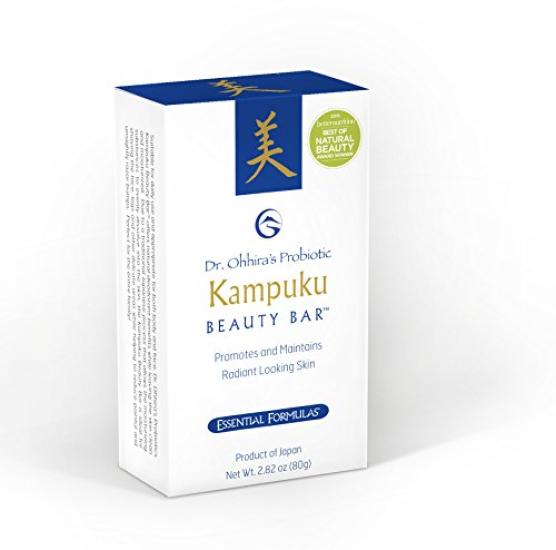 Essential Formulas Probiotic Kampuku Beauty Bar Soap - Dr. Ohhira's - 2.82 Oz.