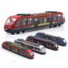 Premium Alloy High-speed Subway Train Model Slide Toy For Kids In Random Colors