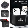 Car Trash Can Car Seat Back Door Hanging Storage Box For Honda Civic Accord Fit CRV Jazz Odyssey Insight Legend HRV Accessories DD33