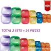 Mini Square Fresh-Keeping Food Box & Measuring Set for Nutritional Planning