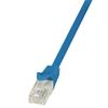 Patchcord LogiLink CP2046U CAT.6 U/UTP 1,5m, Niebieski