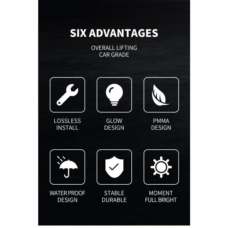 Luce Decorativa per Auto LED Emblema Badge Decorativo per Griglia Cappa Anteriore per Mercedes Benz AMG Classe A B C E S CLA GLA GLB GLC GLS GLK CLS